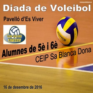 Diada de Voleibol (desembre 2016)
