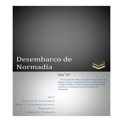 Dia "D", desembarco Normandia