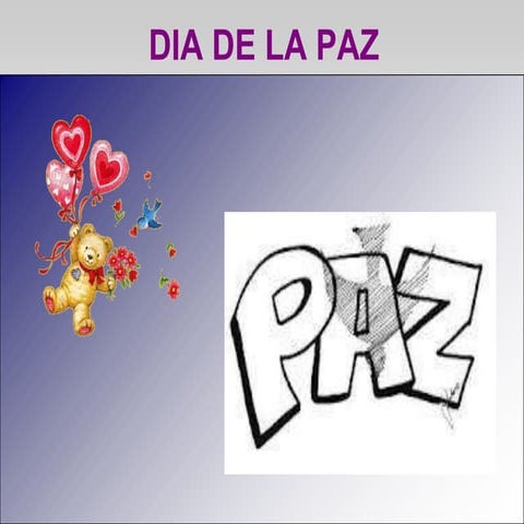 Dia de la Paz  Maria Dolores 6º A