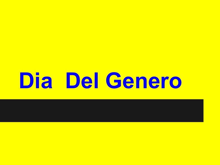 Resultado de imagen para dia del genero en colombia