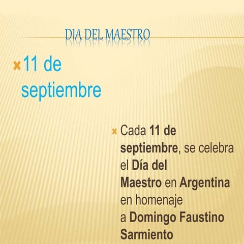 Dia del maestro | PPT