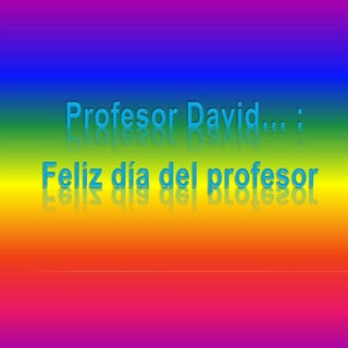 Dia del profesor