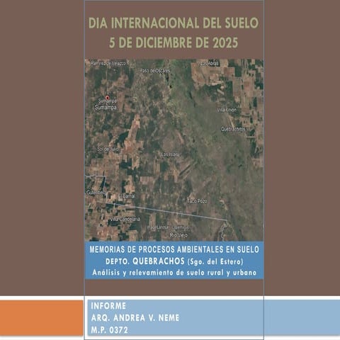 PROCESO AMBIENTAL DE SUELO EN QUEBRACHOS