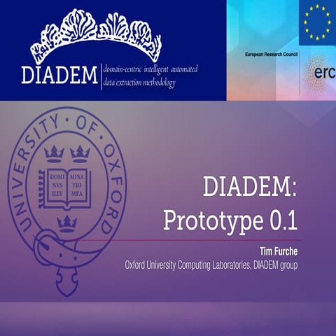 DIADEM: domain-centric intelligent automated data extraction ...