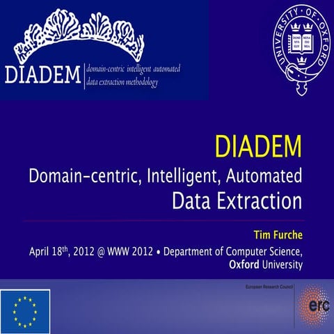 DIADEM WWW 2012 | PPT