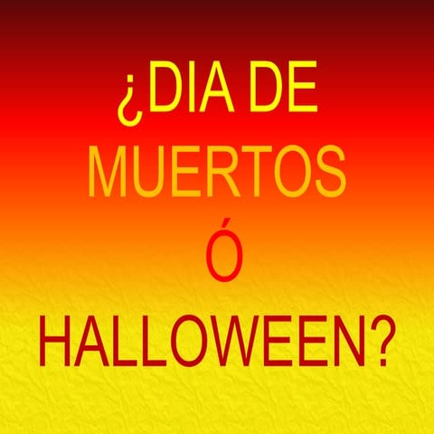 Dia de muertos y halloween automatizada