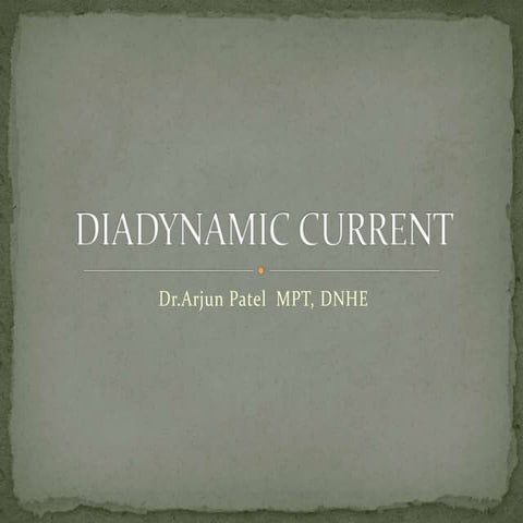 Diadynamic current