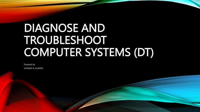 DIAGNOSE AND and Troubleshoot.pptx