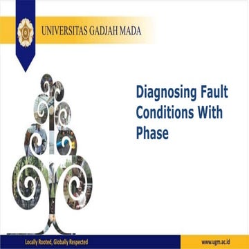 Diagnosing fault condition with phase