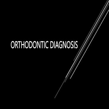 various methods of orthodontic diagnosis
