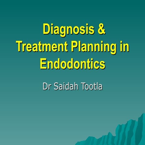 Diagnosis tx-planning