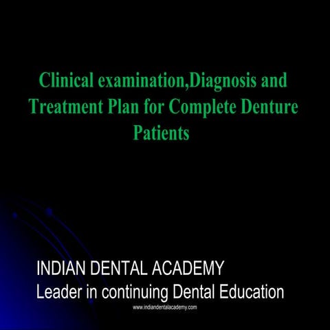 Diagnosis and clinical examination/ oral surgery courses  