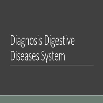 Digestive diseases diagnosing system