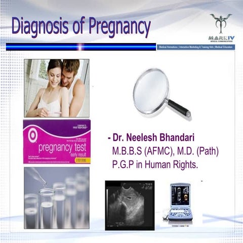 Diagnosis Of Pregnancy