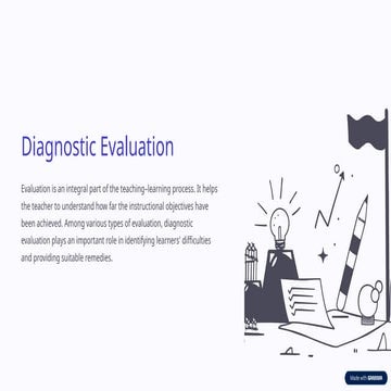 Diagnostic testing and remedial teaching | PPTX