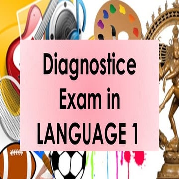 DIAGNOSTIC-TEST-LANGUAGE PPT MATATAG CURRICULUM | PPTX