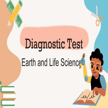 Grade: 11/12 Semester: 1 Core Subject Title: Earth and Life Science