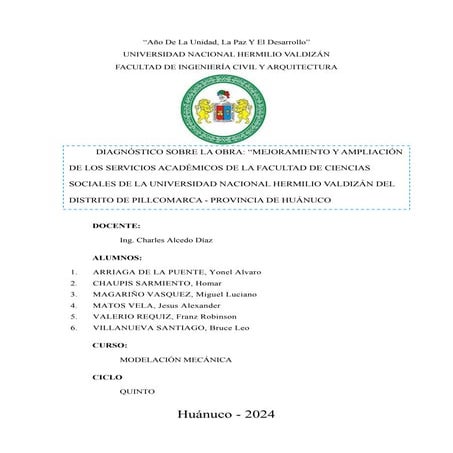 DIAGNOSTICO CCSS UNHEVAL........................