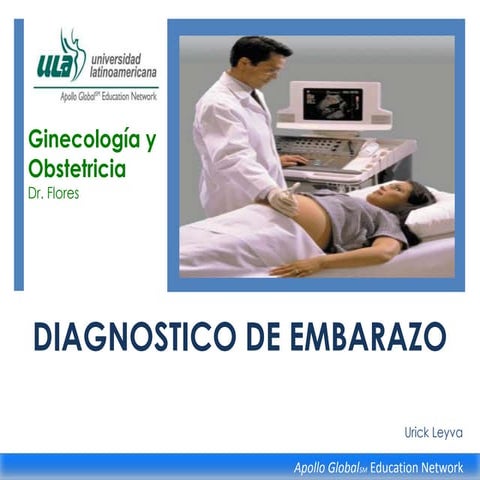 Diagnostico de embarazo