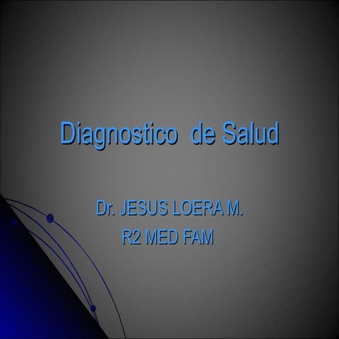 Diagnostico  de salud