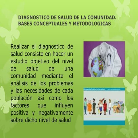 Diagnostico de salud de la comunidad 