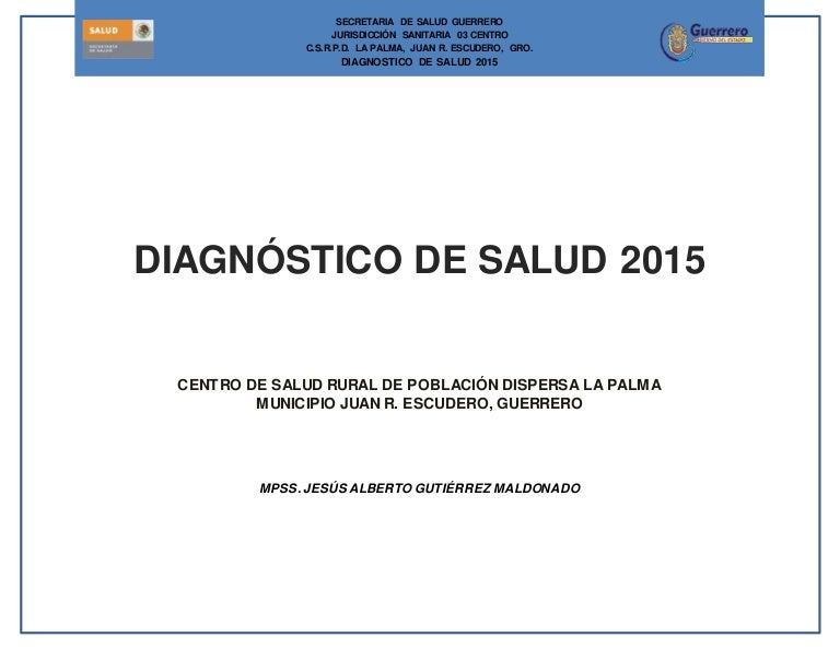 Diagnostico De Salud La Palma 2015