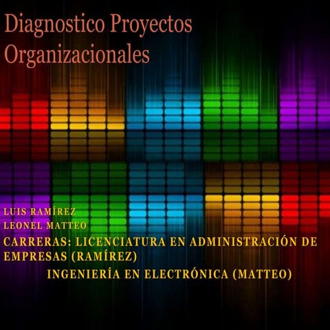 Diagnostico proyectos organizacionales 