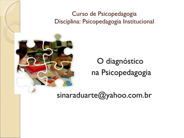 Diagnostico psicopedagogico
