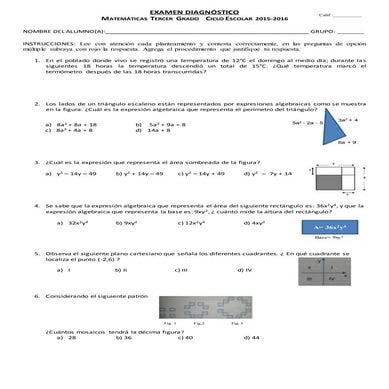 Diagnostico tercero 2015_2016
