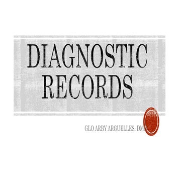 Diagnostic records