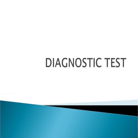 DIAGNOSTIC TEST BACHELOR OF EDUCATION BED
