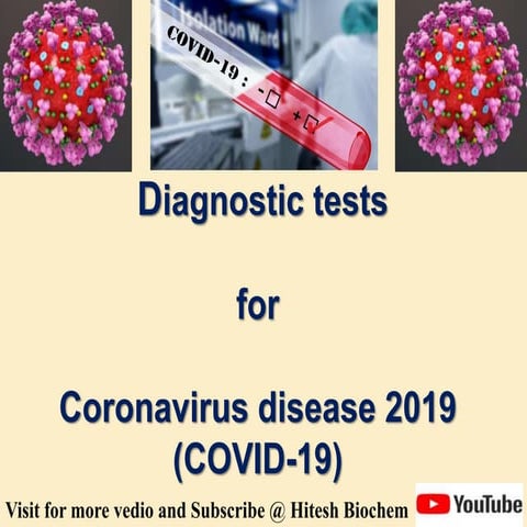 Diagnosis of COVID19