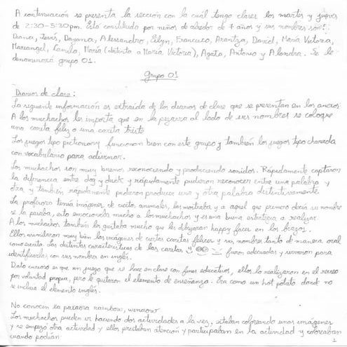 Diagnóstico aula005