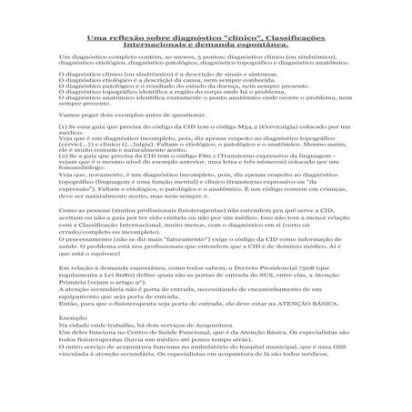 Diagnóstico clínico