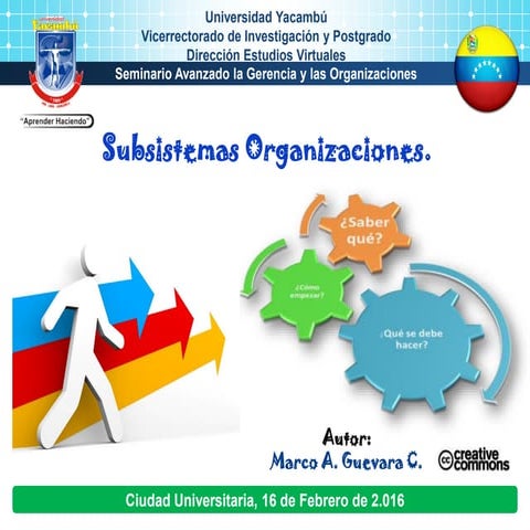 Diagrama sobre los Subsistemas Organizacionales.