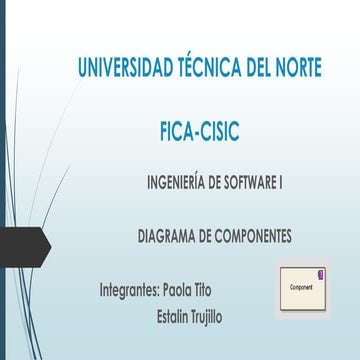 Diagrama de Componentes