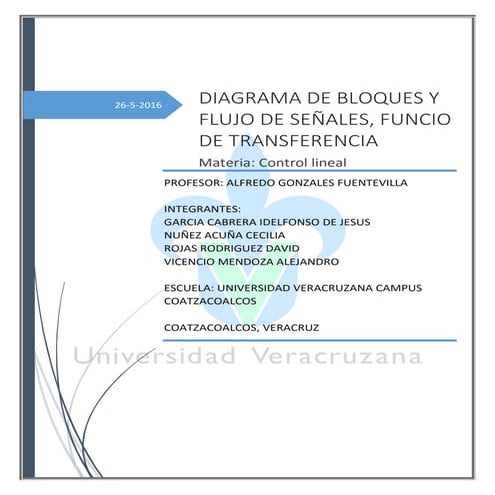Diagrama de bloques y señaes y ft