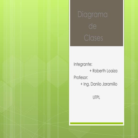 Diagrama de clases