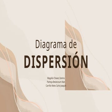 diagrama de dispersió presentacion para universidad | PPTX