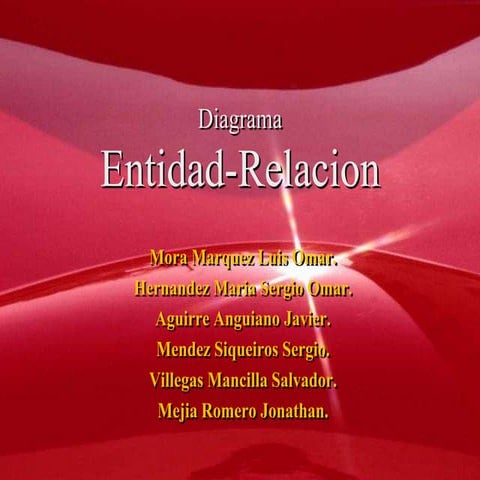 Diagrama de entidad relacion