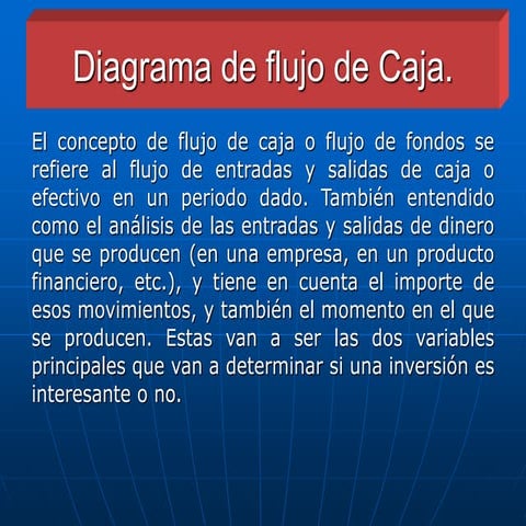 Diagrama de flujo de caja