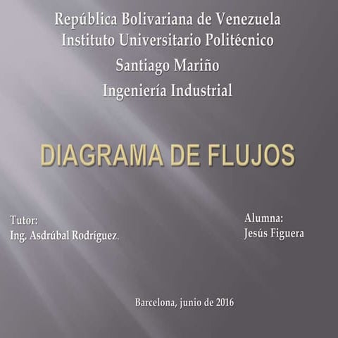 Diagrama de flujos  (jesus figuera)