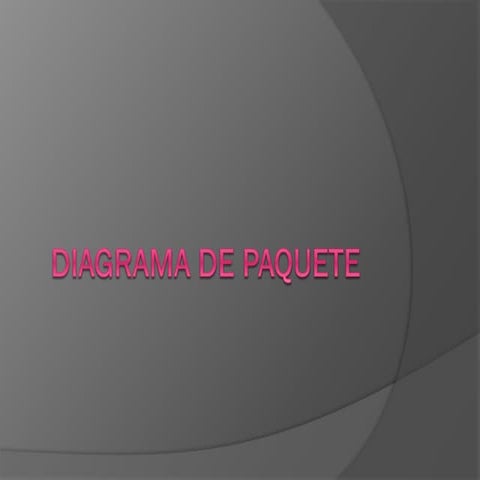 Diagrama de paquete