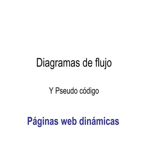 Diagramas De Flujo