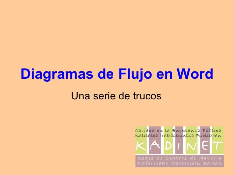 Diagramas de flujo en word