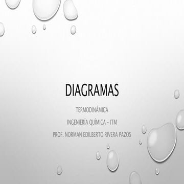 Diagramas termodinámicos PvT