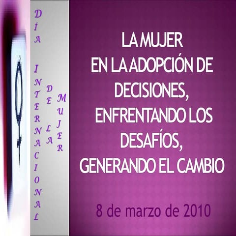 Dia Internacional de la Mujer