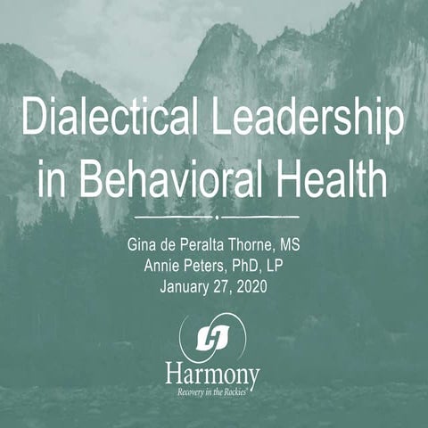 Dialectical leadership for winter symposium 2020 a