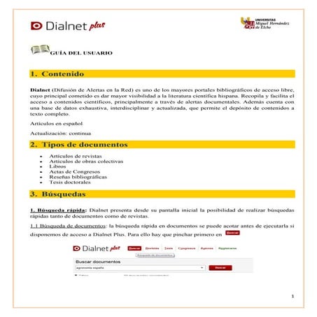 Base de datos DIALNET | PPT