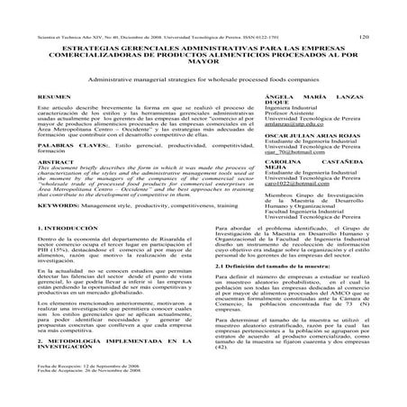 estrategias administrativas para las empresas comerciales